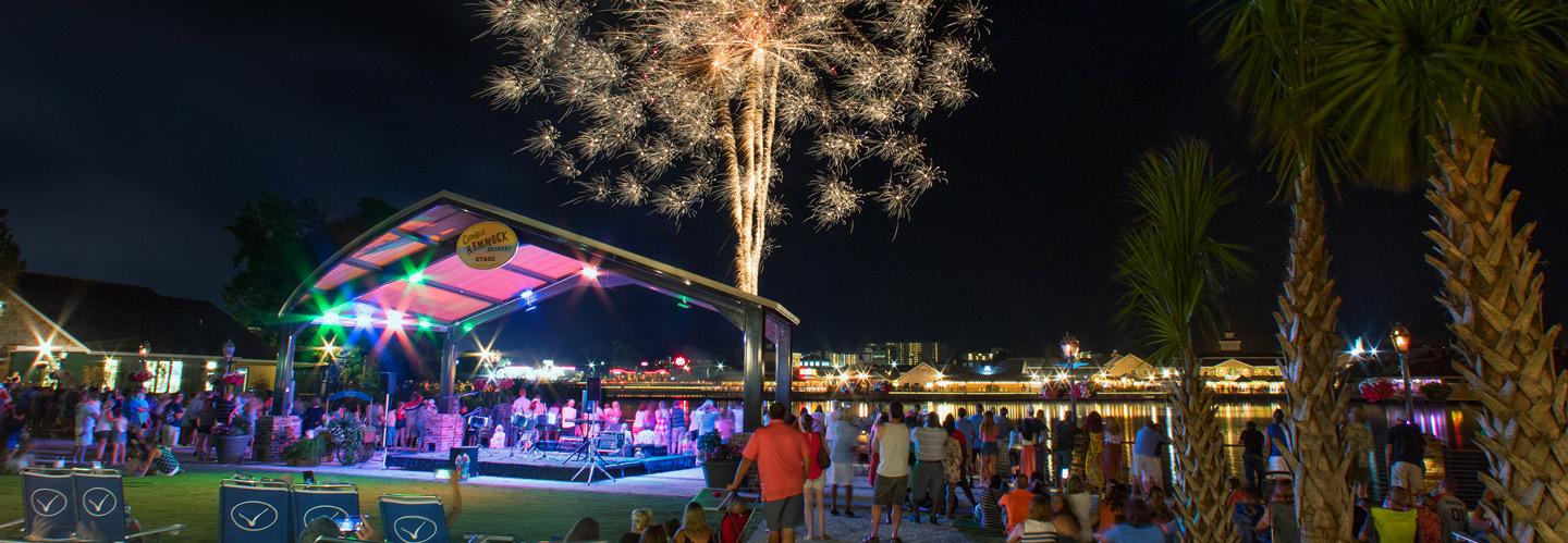 4th of July Fireworks at Barefoot Landing