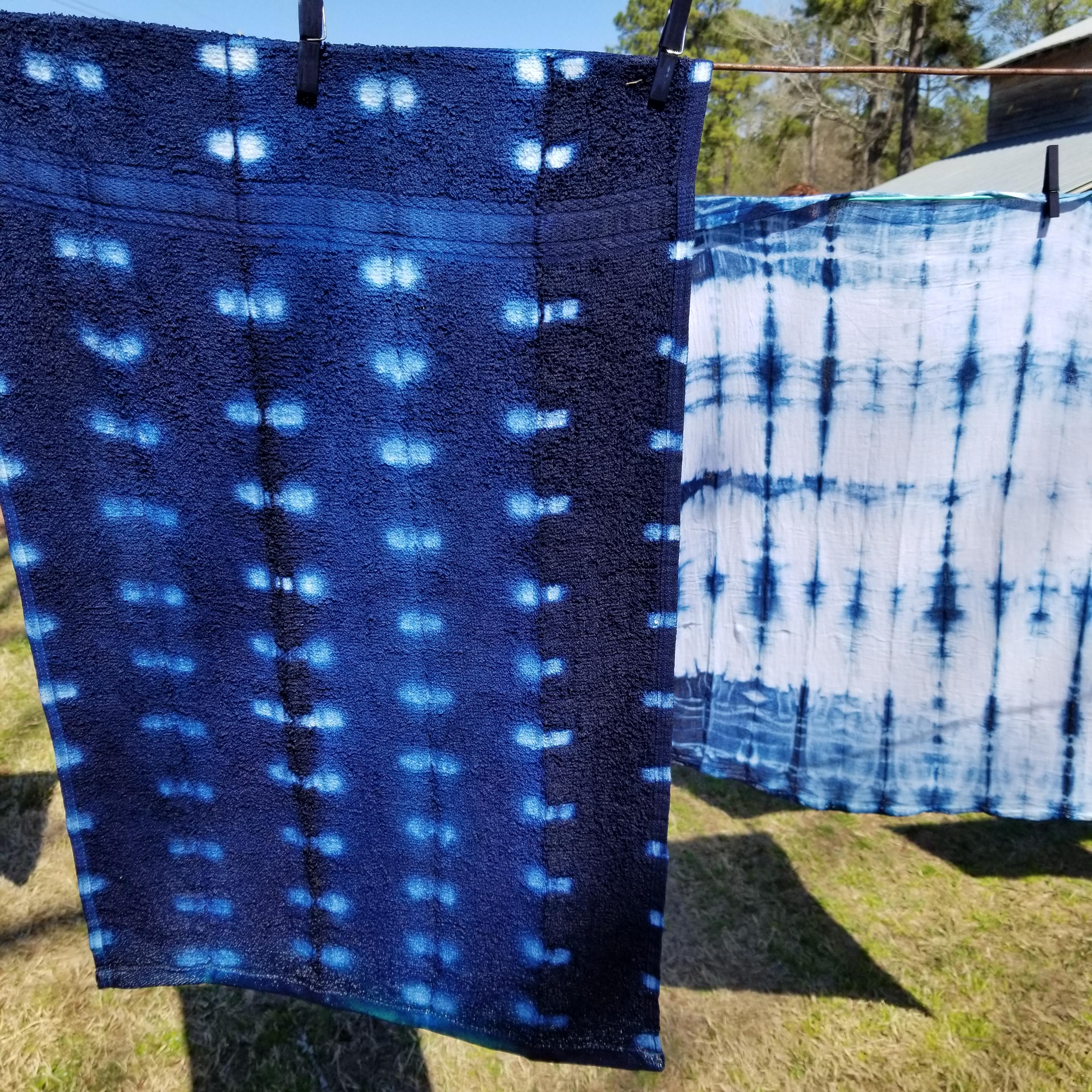 Indigo dyeing workshop at the L.W. Paul Living History Farm